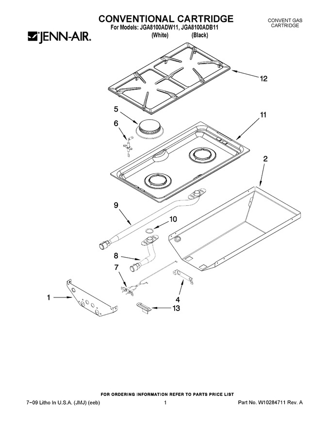 Diagram for JGA8100ADW11