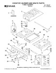 Diagram for 01 - Cooktop, Burner And Grate Parts