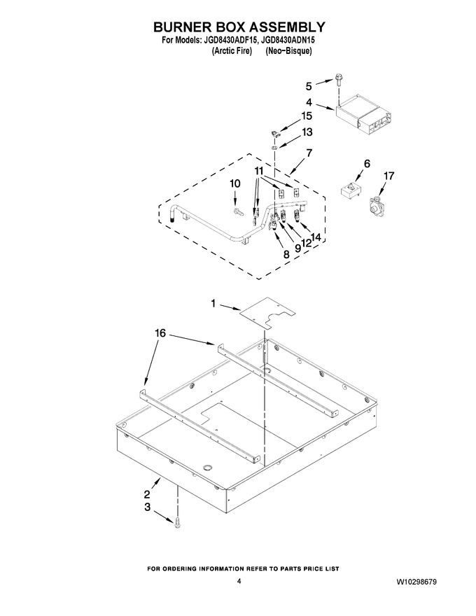 Diagram for JGD8430ADN15