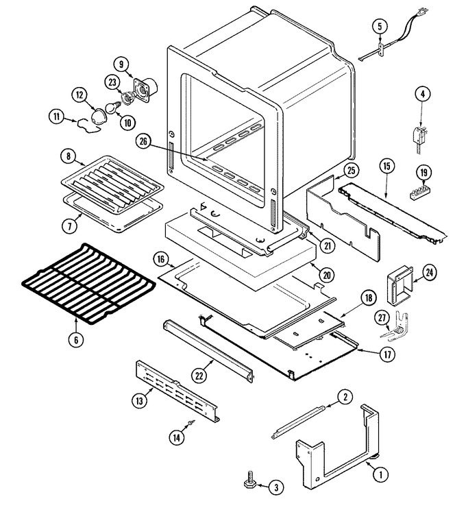 Diagram for MGR5750BDW