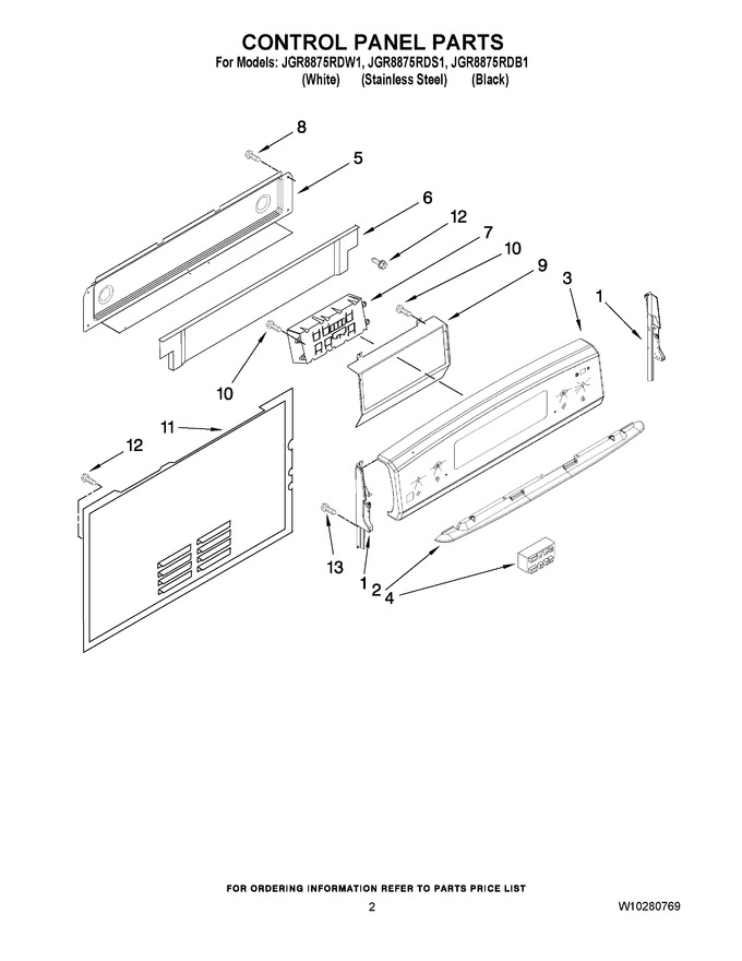 Diagram for JGR8875RDB1