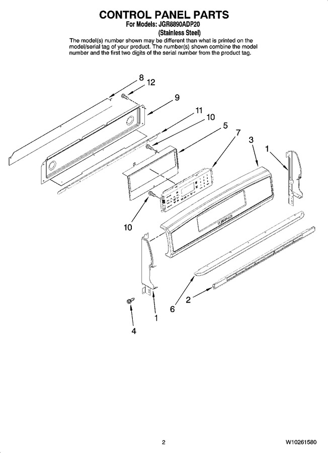 Diagram for JGR8890ADP20
