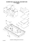 Diagram for 02 - Burner Box, Gas Valves, And Switches