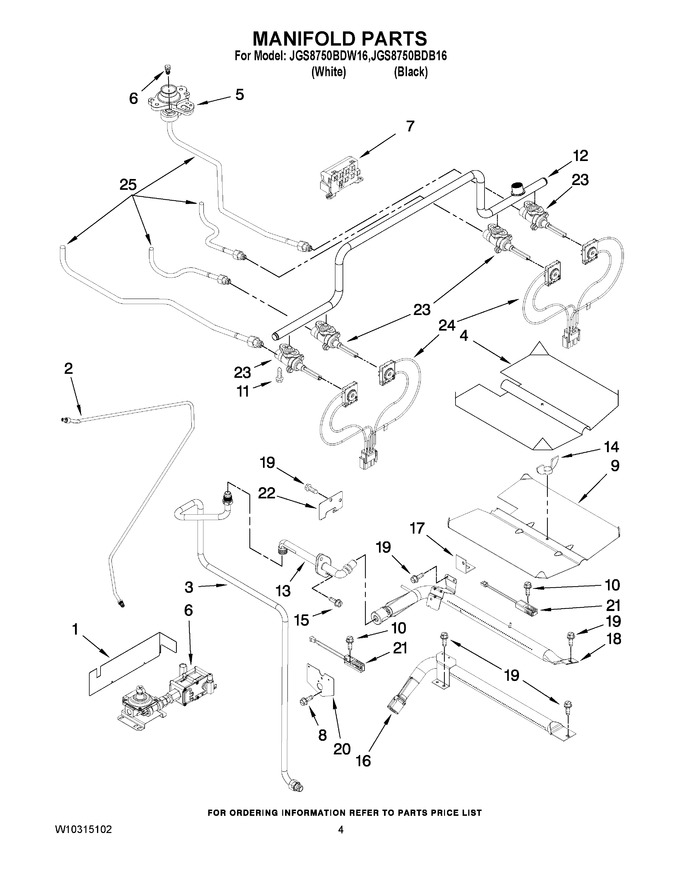 Diagram for JGS8750BDW16