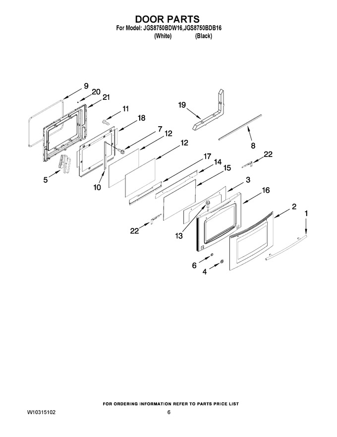 Diagram for JGS8750BDW16