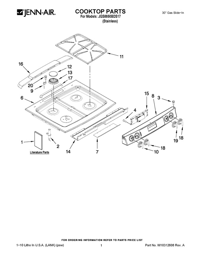 Diagram for JGS8850BDS17