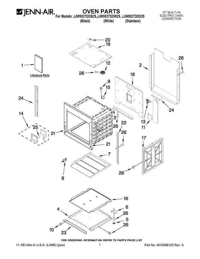 Diagram for JJW9527DDW29