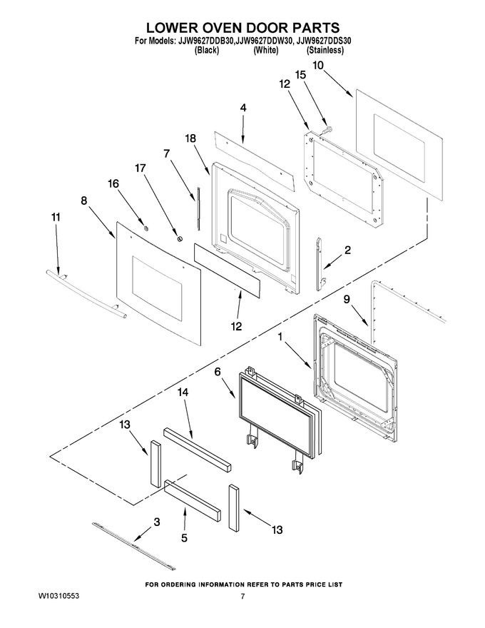 Diagram for JJW9627DDW30