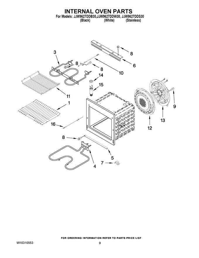 Diagram for JJW9627DDW30