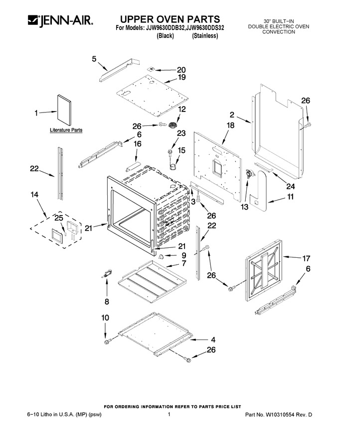 Diagram for JJW9630DDS32