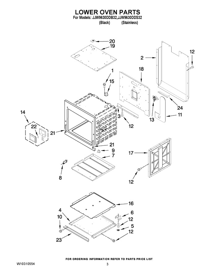 Diagram for JJW9630DDS32