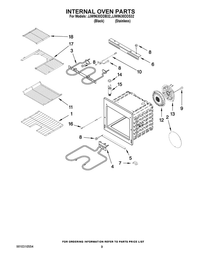 Diagram for JJW9630DDS32