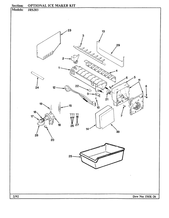 Diagram for JRS203 (BOM: BQ01A)