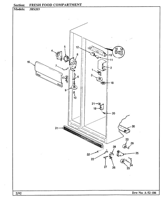 Diagram for JRS203 (BOM: AQ01B)