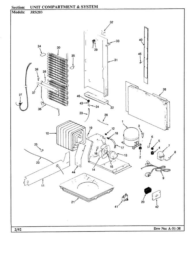Diagram for JRS203 (BOM: AQ01B)