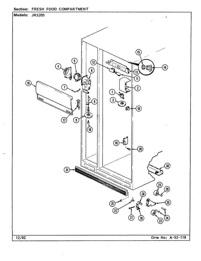 Diagram for JRS205L (BOM: DQ02A)