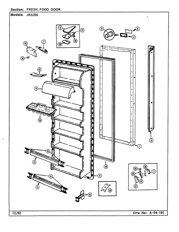 Diagram for JRS205W (BOM: DQ02A)