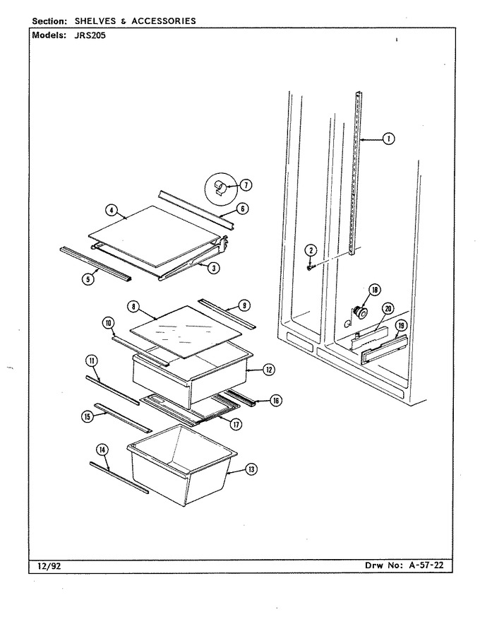 Diagram for JRS205W (BOM: DQ02A)
