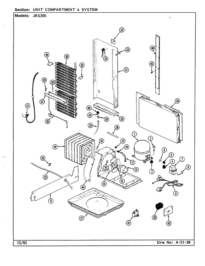 Diagram for JRS205W (BOM: DQ02A)
