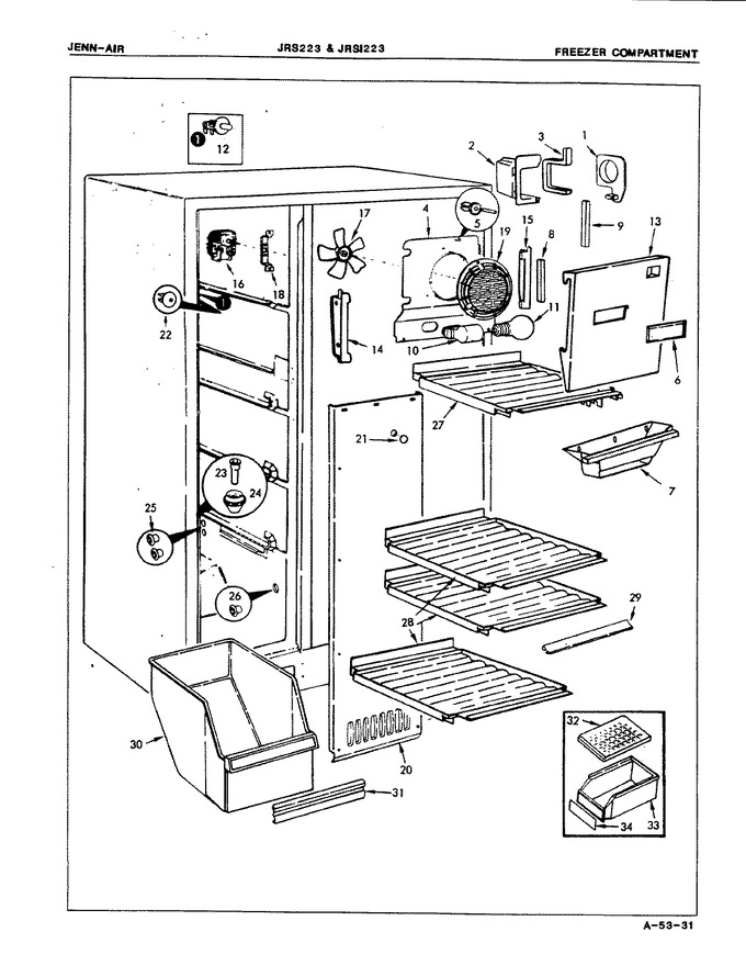 Diagram for JRS223L (BOM: 7N08A)
