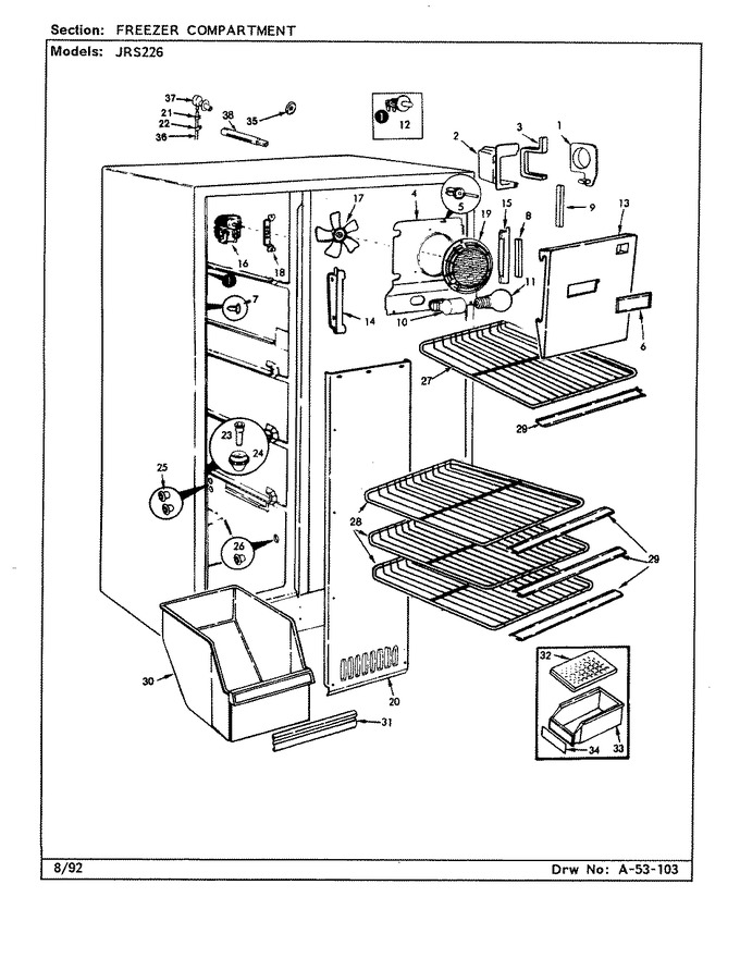 Diagram for JRS226 (BOM: BQ21A)