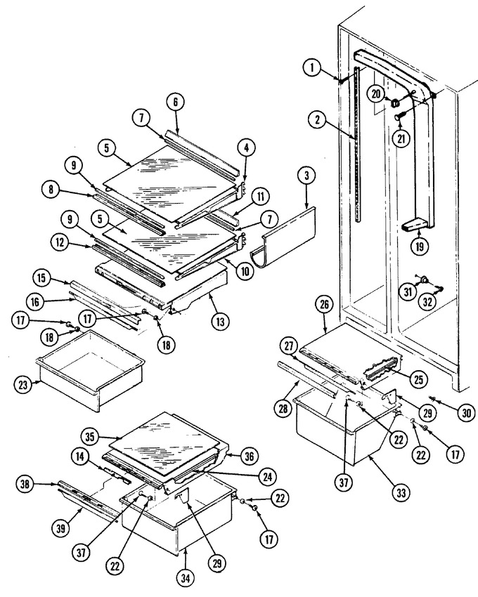 Diagram for JRSDE227B (BOM: DQ36A)