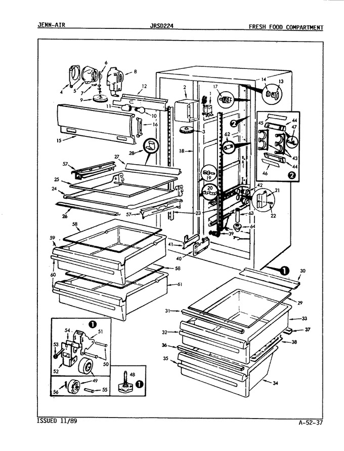 Diagram for JRSD224 (BOM: 7N07A)