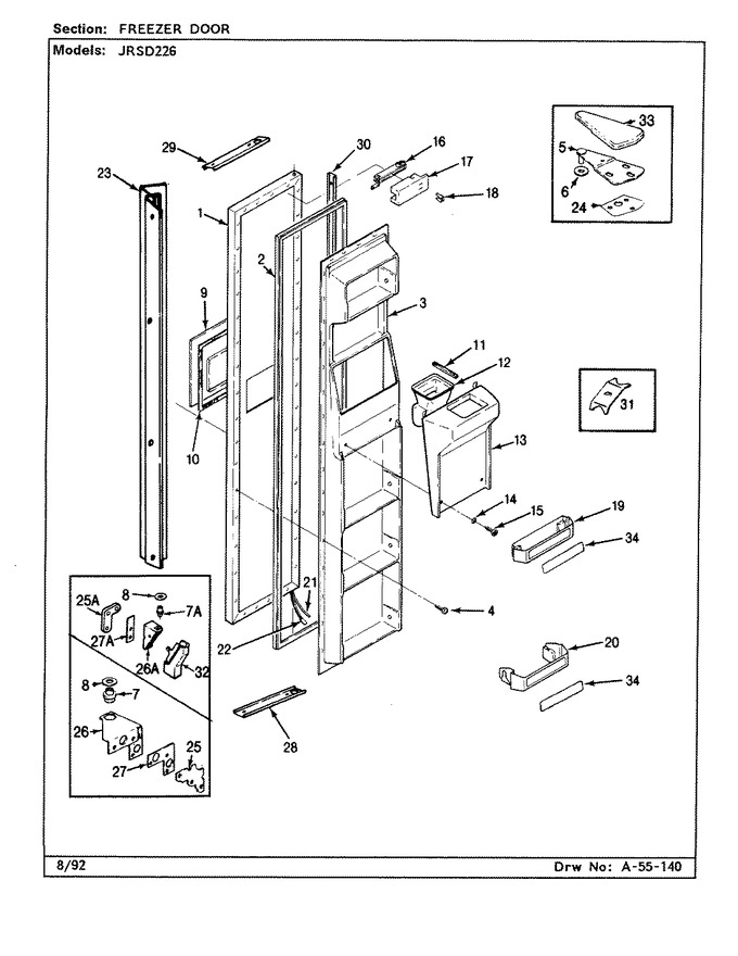 Diagram for JRSD226 (BOM: AQ31A)