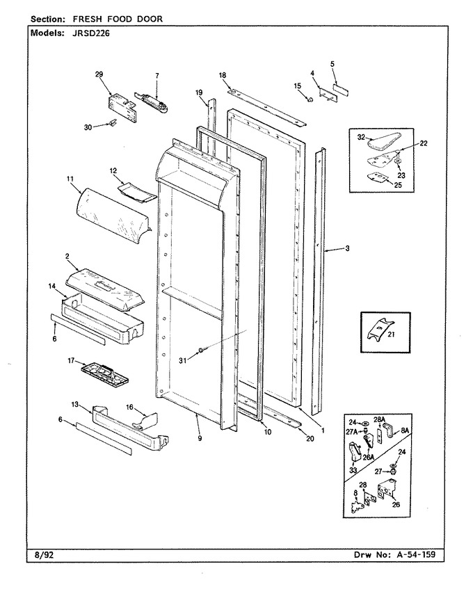 Diagram for JRSD226 (BOM: AQ31A)