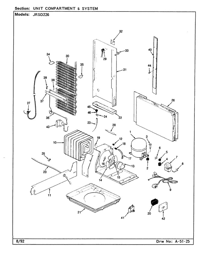 Diagram for JRSD226 (BOM: BQ32B)