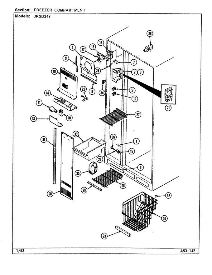 Diagram for JRSD247L (BOM: DQ85A)