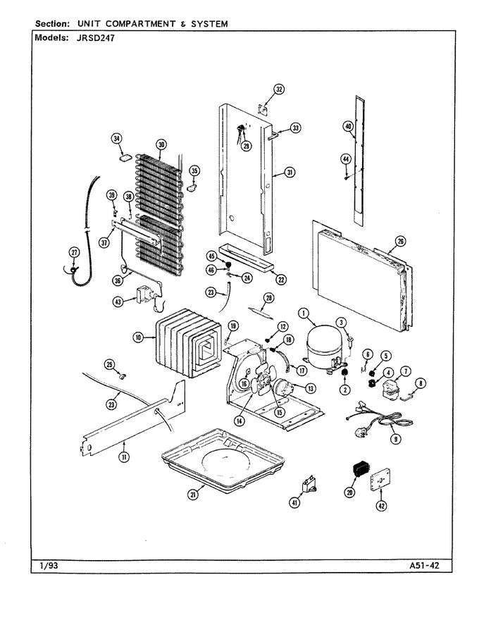 Diagram for JRSD247W (BOM: DQ81A)