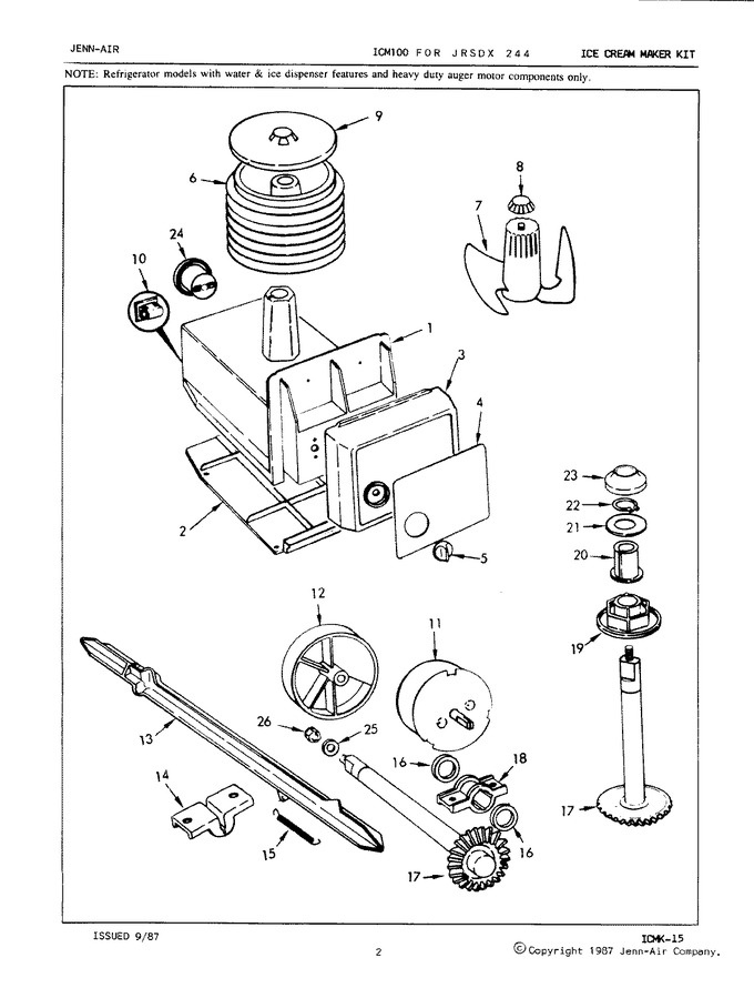 Diagram for JRSDX244 (BOM: 8N05A)