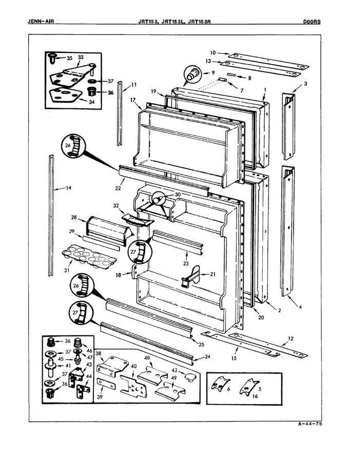 Diagram for JRT153 (BOM: 7C51A)