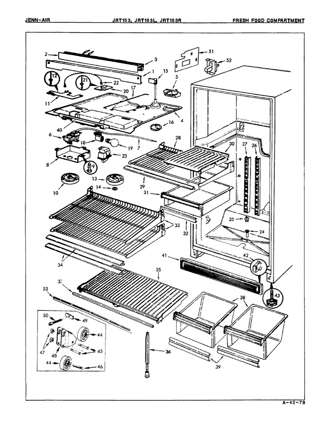 Diagram for JRT153 (BOM: 7C51A)