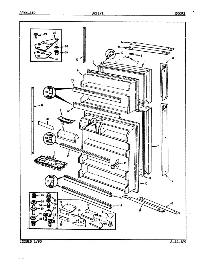Diagram for JRT171R (BOM: 9C62B)