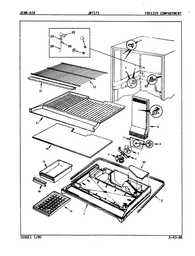 Diagram for JRT171R (BOM: 9C62B)