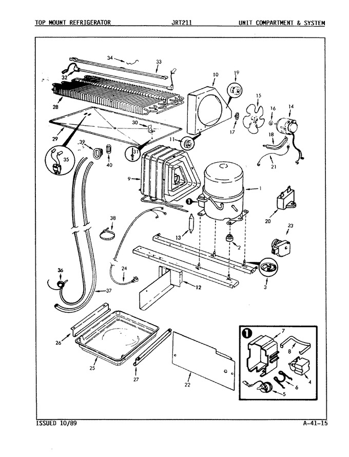 Diagram for JRT211 (BOM: 9C65B)