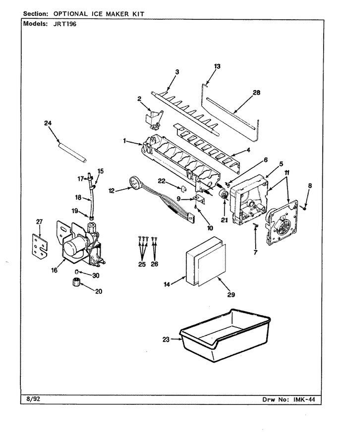 Diagram for JRT196 (BOM: CJ55A)