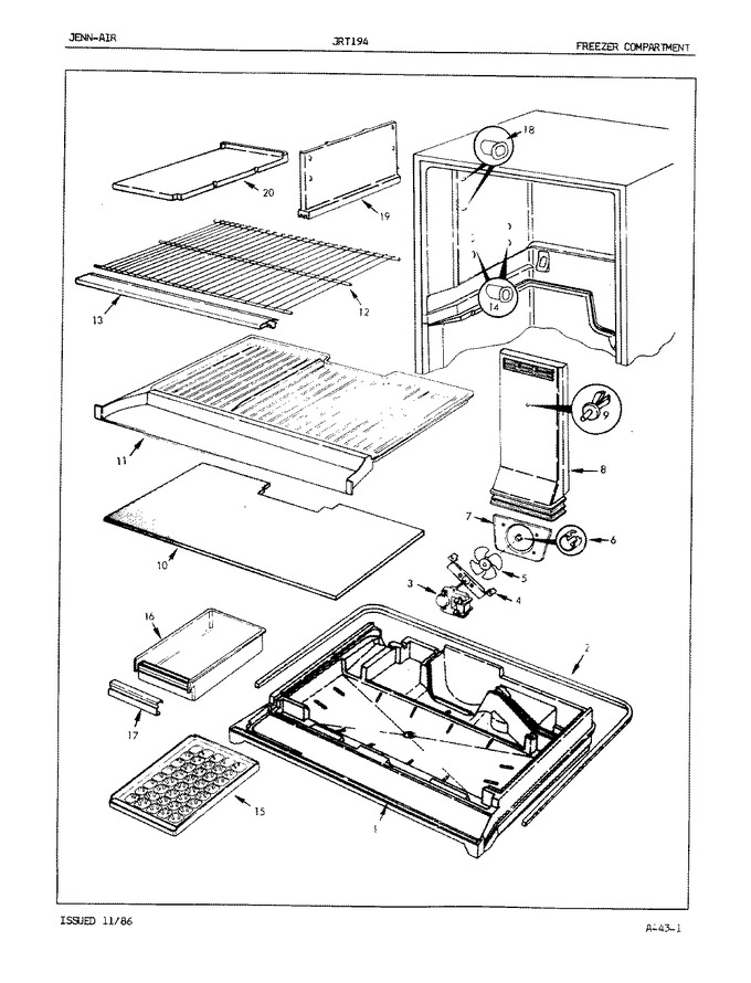 Diagram for JRT194 (BOM: 7C53B)