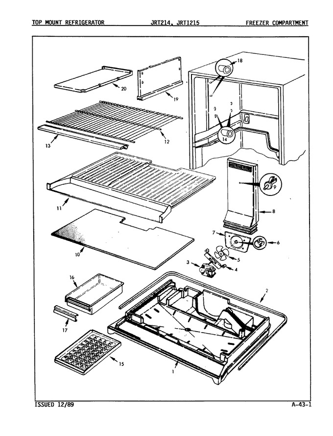 Diagram for JRT214 (BOM: 7C54A)