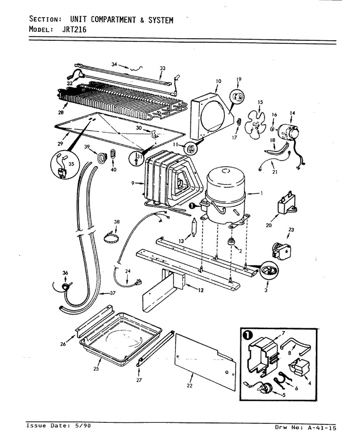 Diagram for JRT216 (BOM: AJ73A)