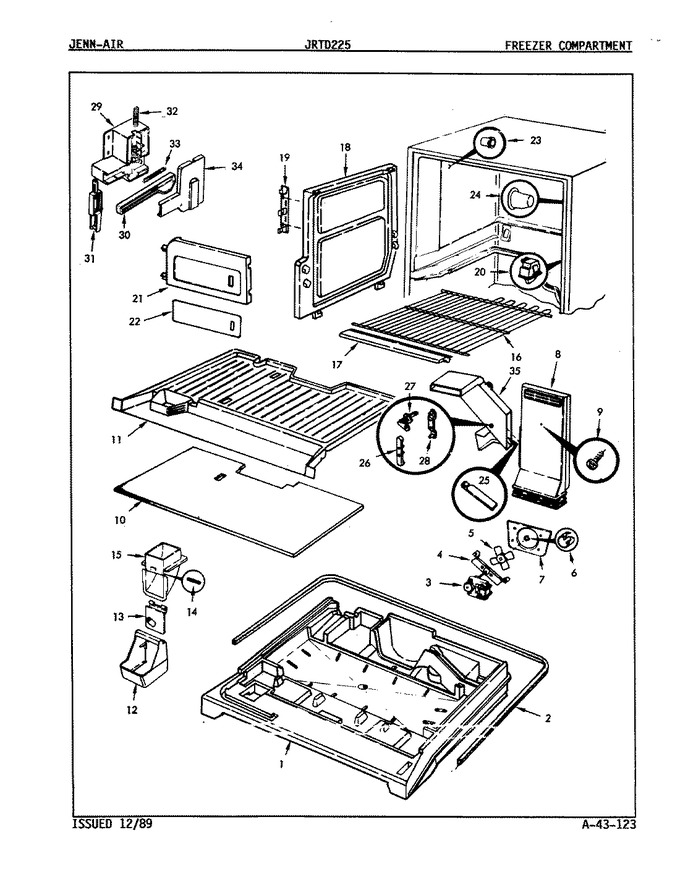 Diagram for JRTD225L (BOM: 9C76A)