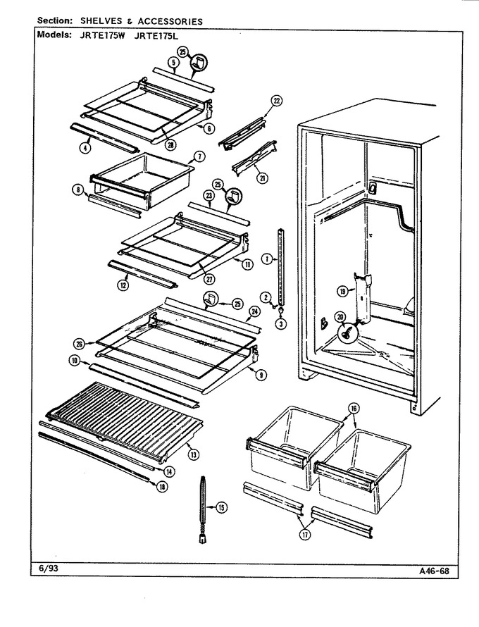 Diagram for JRTE175L (BOM: DJ32A)