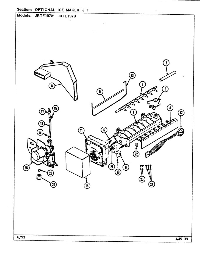 Diagram for JRTE197B (BOM: DJ58A)