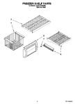 Diagram for 03 - Freezer Shelf Parts
