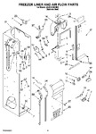 Diagram for 08 - Freezer Liner And Air Flow Parts