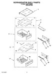 Diagram for 07 - Refrigerator Shelf Parts