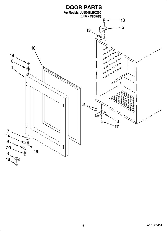 Diagram for JUB248LBCX00