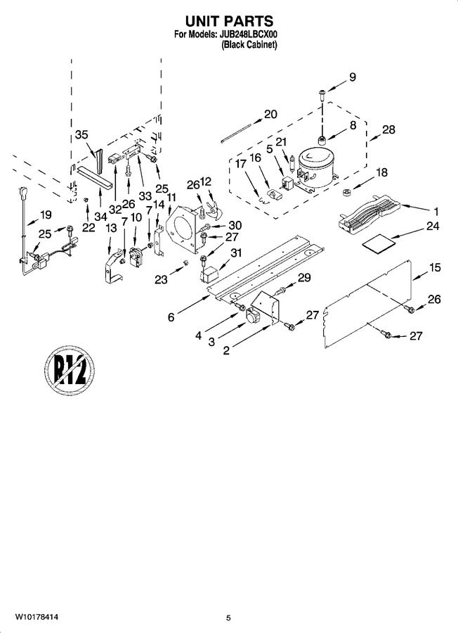 Diagram for JUB248LBCX00